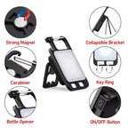 Rechargeable 4 Light Modes Portable Pocket Light Keychain