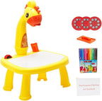 Projection Painting Multifunctional Drawing Board Game 201-1B Yellow