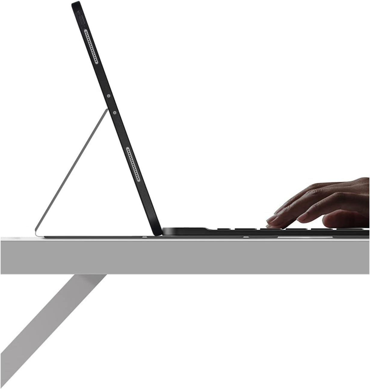 Premium Leather Case with Wireless Keyboard (English/Arabic)