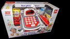 Pretend Play Store Cashier Cash Register Kit with Scanner