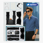 RM43 Smart Combo Set – Smartwatch + Sunglasses + Accessories (6-in-1 Kit)